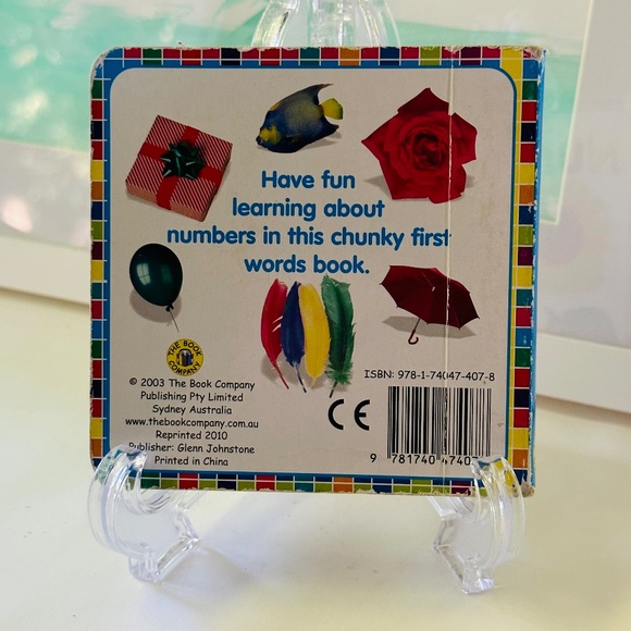 FREE W/ 2+ BUNDLE Numbers Chunky Fun First Words Baby Board Book - Picture 4 of 4